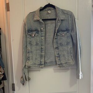 H&M Pale Blue Denim Jacket - Women's Jean Jacket